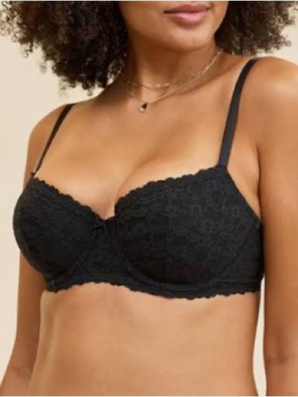 NWT Aerie Show Off Vintage Lace Lightly Lined Balconette Bra 34D